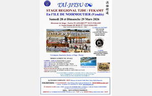 Stage Taï Jitsu Do Noirmoutier 28 et 29 mars 2026