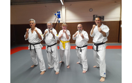 Félicitations à Odile pour sa ceinture jaune !!!