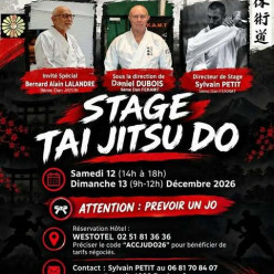 Stage Taï Jitsu Do La Chapelle sur Erdre 12 et 13 décembre 2026